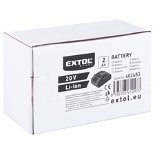 tartalék akku Extol Craft Li-ion 20 V, 2000 mA