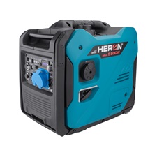 Heron, benzinmotoros áramfejlesztő, csendes üzemű, 5,0 kVA, 230V, 1 fázisú, inverteres