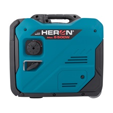 Heron, benzinmotoros áramfejlesztő, csendes üzemű, 5,0 kVA, 230V, 1 fázisú, inverteres