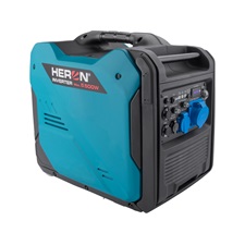 Heron, benzinmotoros áramfejlesztő, csendes üzemű, 5,0 kVA, 230V, 1 fázisú, inverteres
