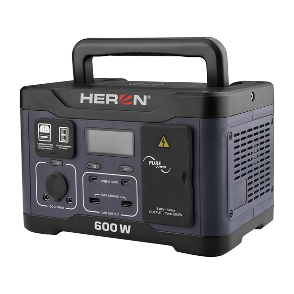 Heron, hordozható áramforrás (power station) , 600W, 512 Wh