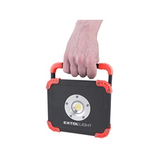 hordozható LED lámpa, 20 W, COB LED; 2000 Lm, újratölthető Li-ion akkus, 6600 mAh, IP54