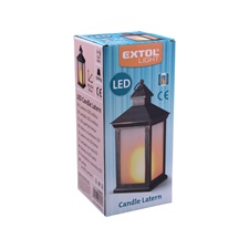 LED lámpa, dekorációs, láng hatású, sárga fényű, elem nélkül