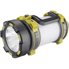LED lámpa, tölthető; 350 Lm, cserélhető Li-ion akku, 2600 mAh, powerbank funkció, cseppálló