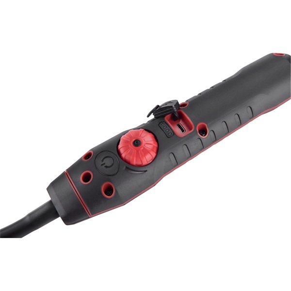 LED munkalámpa, USB tölthető; 500 Lm, cserélhető Li-ion akku, 2500 mAh, flexibilis szár