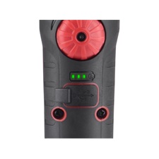 LED munkalámpa, USB tölthető; 500 Lm, cserélhető Li-ion akku, 2500 mAh, flexibilis szár