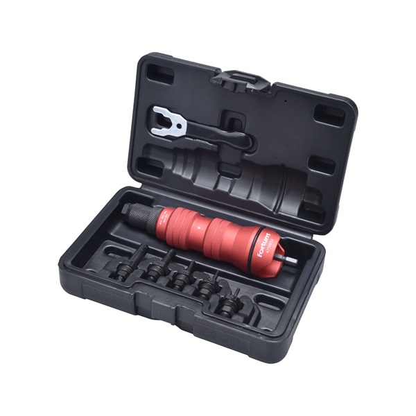 adapter  klt. fúrógéphez, POP-NUT szegecsanyákhoz, 6 db, M3-M4-M5-M6-M8; 1/4" hatszög befogás,  FORTUM