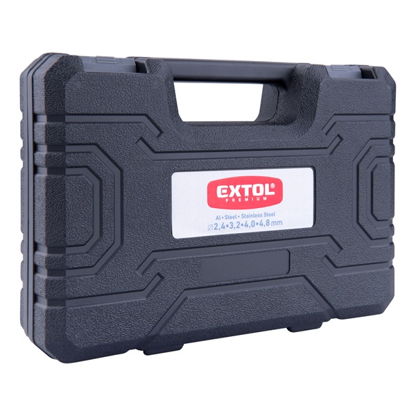 adapter klt. fúrógéphez, popszegecsekhez, 2,4-3,2-4,0-4,8 mm-es szegecsekhez; 1/4" hatszög befogás