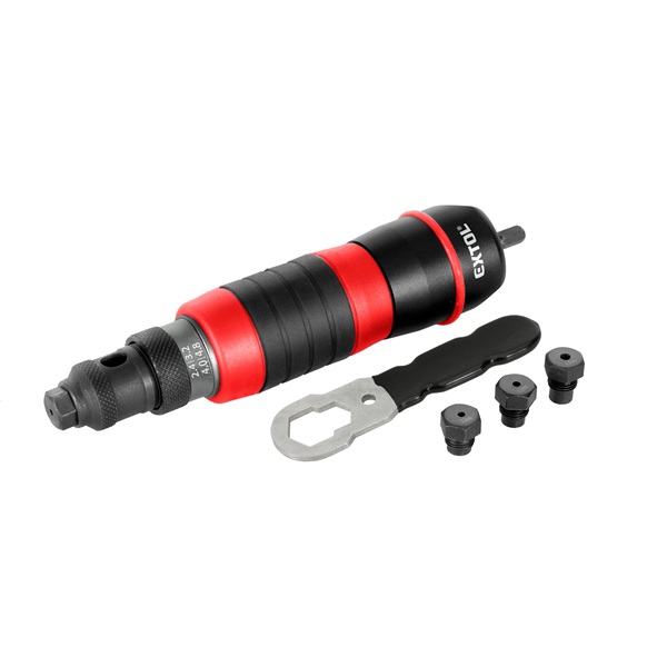 adapter klt. fúrógéphez, popszegecsekhez, 2,4-3,2-4,0-4,8 mm-es szegecsekhez; 1/4" hatszög befogás