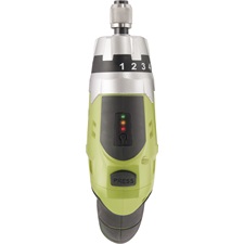 akkus csavarbehajtó, Li-ion; 3,6V, 1300 mAh,  200 1/min, 1/4", hatszög BIT-ekhez, elforgatható