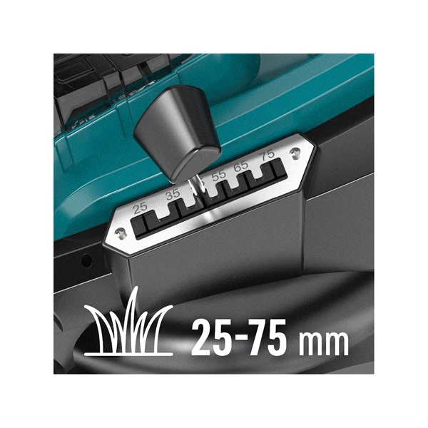 akkus fűnyíró gép, SHARE20V, 20V, 2×2000mAh, Li-ion, vágási kapacítás 43cm, állítható magasság, szénkefe mentes