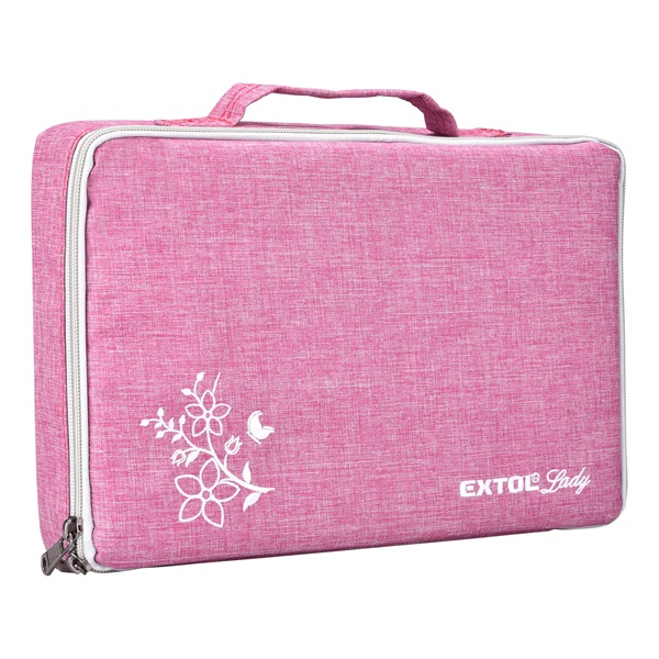 akkus fúrócsavarozó, 12V, Li-ion, Extol Lady, 1db 1300 mAh akku