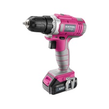 akkus fúrócsavarozó, 12V, Li-ion, Extol Lady, 1db 1300 mAh akku