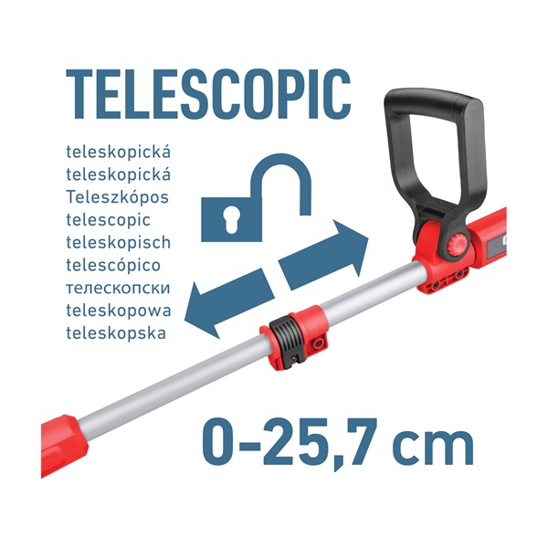 akkus fűszegélynyíró gép Share20V, 1db 2000 mAh Li-ion akku, 1db töltő