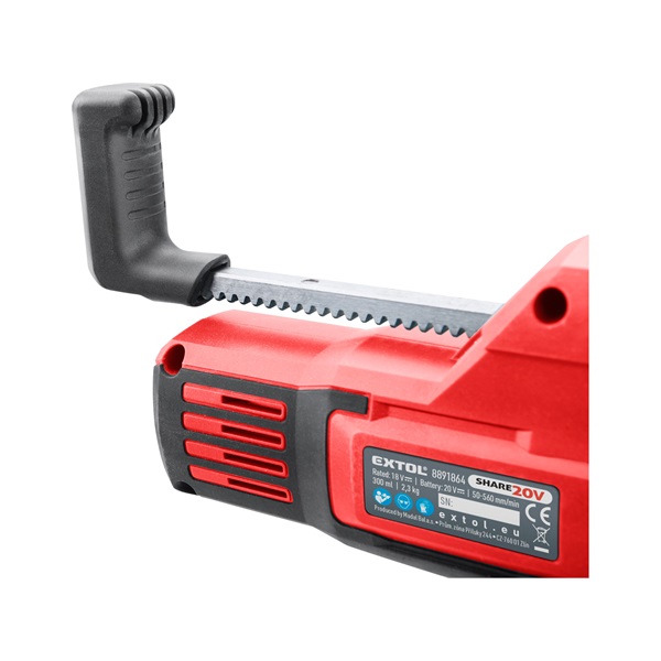 akkus kinyomópisztoly gép, Share20V, 20V, Li-ion, 1db akku, 1db töltő, 2000 mAh, 300 ml
