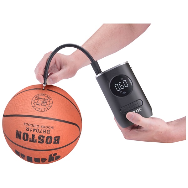 akkus légkompresszor 7,4V, 2000 mAh Li-ion akku, max. 10,3 Bar