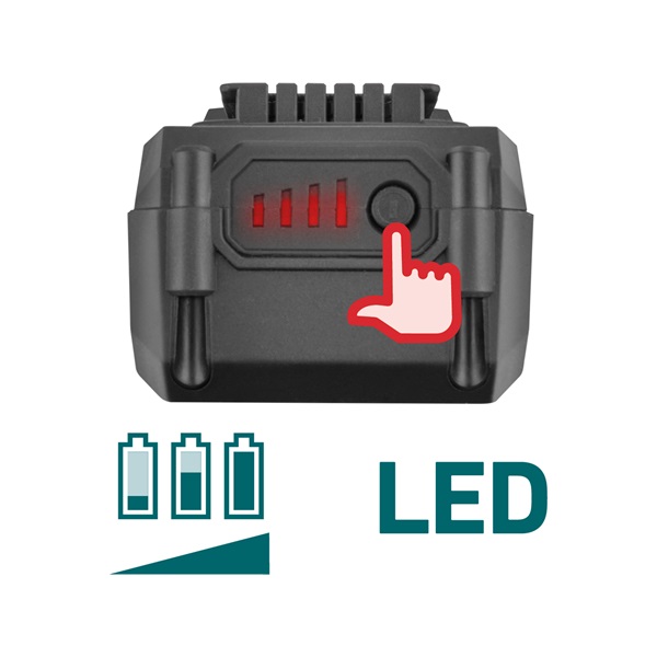 akkus lombfúvó Share20V, 20V, Li-ion, , kefementes, AKKU és TÖLTŐ NÉLKÜL!