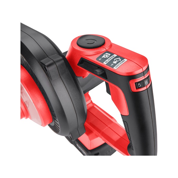akkus légseprű, Share20V, 20V, Li-ion, teljes/fúvóka hossz: 44/24cm, 1db akku, 1db töltő, 2000 mAh