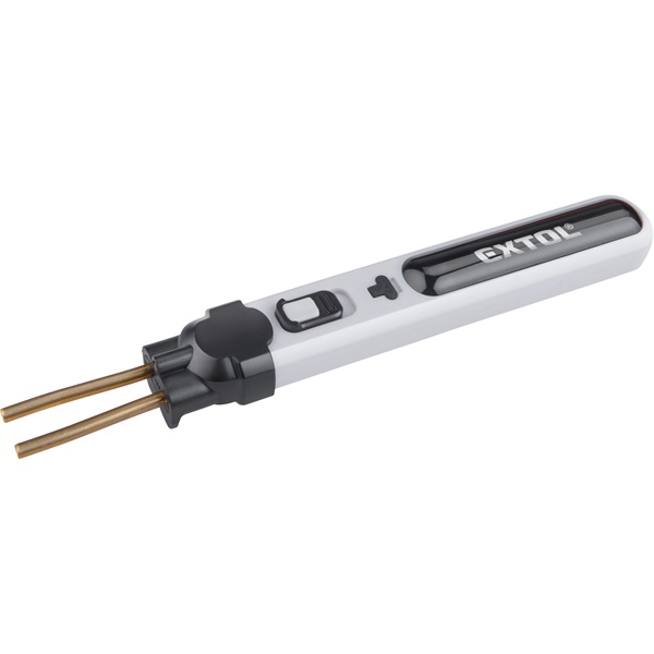 akkus műanyag hegesztő- és kapcsozógép, 4V, 2000 mAh Li-ion akku