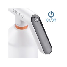 akkus permetező, 1 Liter, 3,6 V, 2000 mAh Li-ion akku