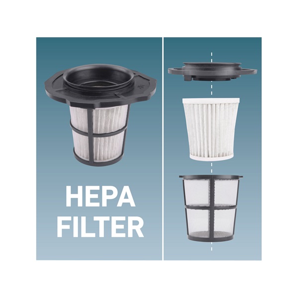 akkus porszívó, Share20V, 20V, Li-ion, AKKU és TÖLTŐ NÉLKÜL, HEPA szűrő