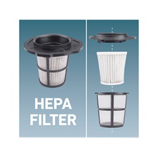akkus porszívó, Share20V, 20V, Li-ion, AKKU és TÖLTŐ NÉLKÜL, HEPA szűrő