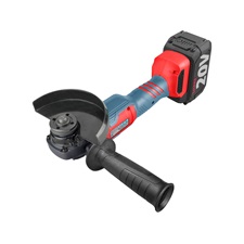 akkus sarokcsiszológép, Share20V, 125mm, szénkefe nélküli, 20V, Li-ion, 1db akku, 1db töltő, 4000 mAh, 115mm