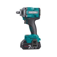 akkus ütvecsavarozó, Share20V, 1/2" szénkefe mentes, négyszög, Li-ion; 20V akku: 2Ah, töltő, 500 Nm