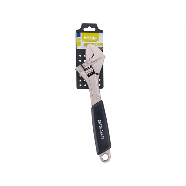 állítható villáskulcs 300×35mm, 12", mm-es beosztás, gumírozott nyél