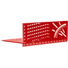 asztalos T-derékszög, 215 mm, ALU, lézer gravírozott, mm beosztás,