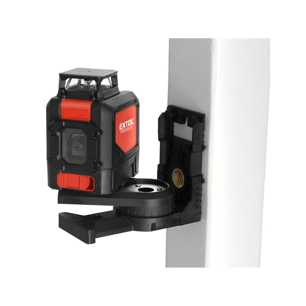 automatikus lézeres vízszintező, ZÖLD, 1D1V (1×360°+1V) pontosság: 0,3mm/1m, 1/4" menet