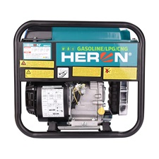 benzin-gázmotoros áramfejlesztő, 3,7 kVA, 230V, 1 fázisú, inverteres