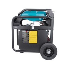 benzinmotoros áramfejlesztő, 9 kVA, 400V/230V, inverteres, elektromos indítású