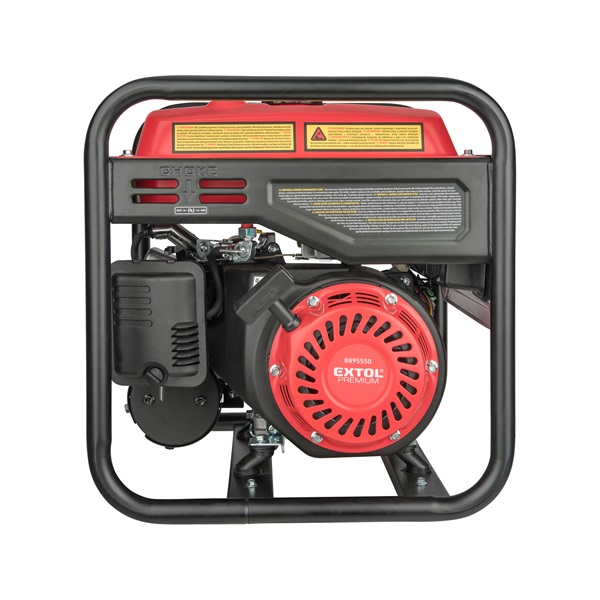 benzinmotoros áramfejlesztő, kézi indítás, 3,5 kVA, 230V, 1 fázisú, inverteres