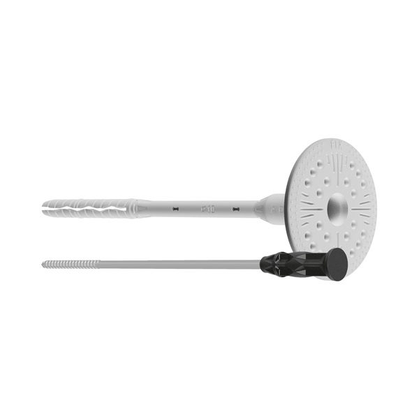 szigetelés rögzítő dübel, acél szeggel FIX-M, 10×160mm, 100db