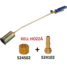 gázégő PB gázhoz, égőfej 60 mm, hossz 760 mm, G3/8", használathoz kell még: 524102, 524502