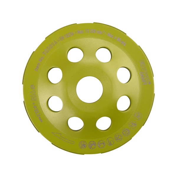 gyémántcsiszoló korong; 115mm×22,2mm, egysoros