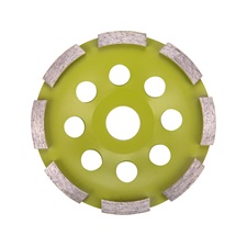 gyémántcsiszoló korong; 115mm×22,2mm, egysoros