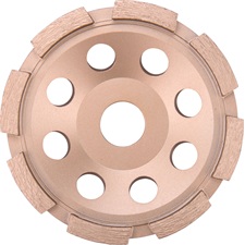 gyémántcsiszoló korong; 125mm×22,2mm, egysoros