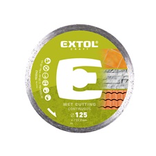 gyémántvágó csempevágáshoz (sima), vizes vágásra; 230×2,4×22,2mm, max.6.600 ford/perc