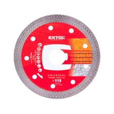 gyémántvágó, ipari korong, TURBO Thin Cut, extra vékony vágás: 1,2mm vastagság; 115×22,2mm, száraz és vizes vágásra