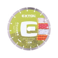 gyémántvágó szegmenses; 230×22,2×2,6mm, max.6.600 f/min