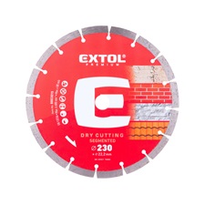 gyémántvágó szegmenses; 230×22,2×2,6mm, max.6.600 f/min