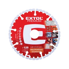 gyémántvágó szegmenses, MULTI ; 125×22,2mm, max.12.200 f/min