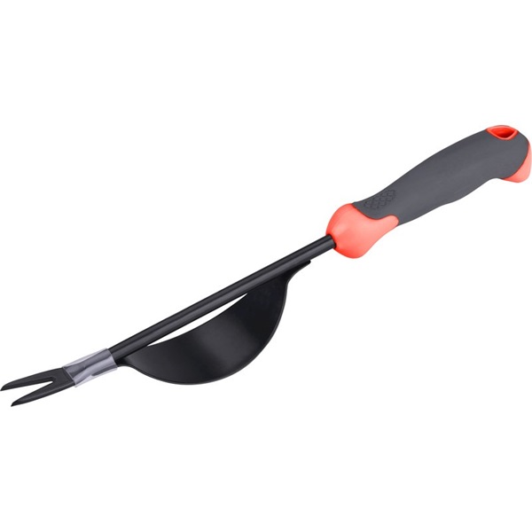 gyomkiszedő, fém, 36 cm, erősítéssel, műanyag/TPR nyél