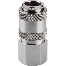 gyorscsatlakozó-hüvely, belső menettel, 1/2", nikkelezett réz, bliszteren