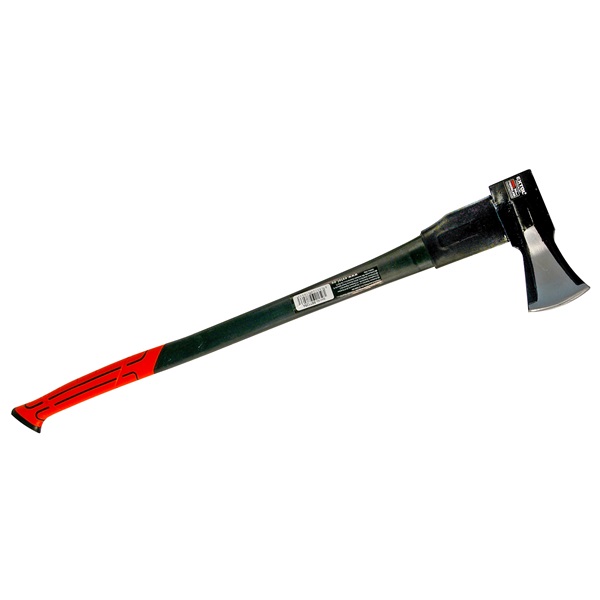 hasító fejsze, ékes, üvegszálas nyél 2000g, nylon erősítéssel, 860 mm hosszú, TPR gumis markolat