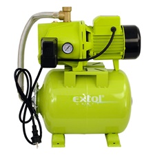házi vízmű 750W  Extol Craft, szállító teljesítmény: 5,4m3/h, max. száll. 46 m, tartály: 20L