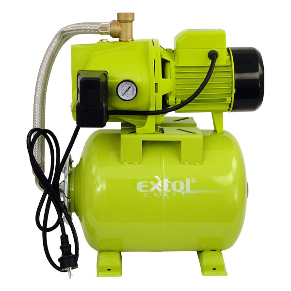 házi vízmű 750W  Extol Craft, szállító teljesítmény: 5,4m3/h, max. száll. 46 m, tartály: 20L