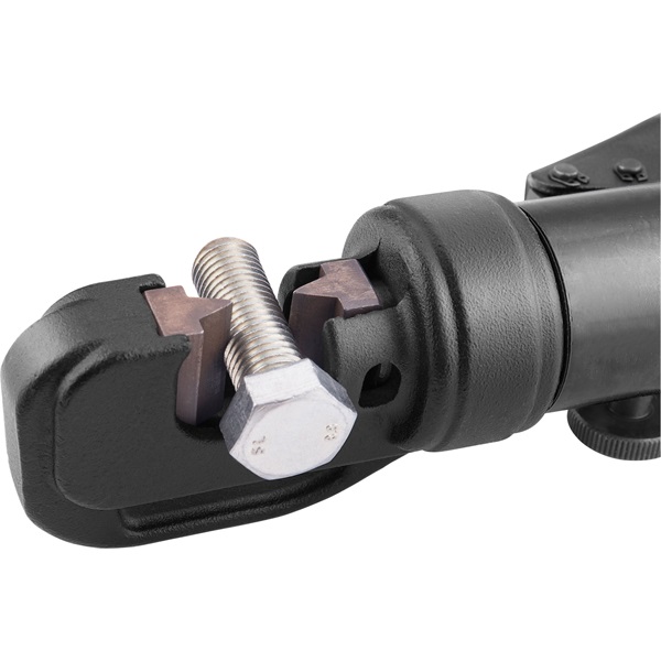 hidraulikus betonacél vágó, tartomány 4-16mm, hossza 430mm, löket 18mm, 60kN, CrMoV pofa